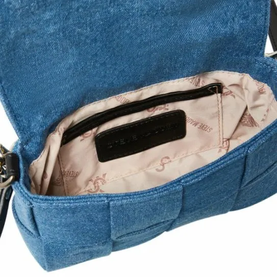Women MARVELL BAG DENIM FABRIC Denim Fabric Steve Madden Crossbody Bags Women MARVELL BAG DENIM FABRIC Denim Fabric Steve Madden Crossbody Bags