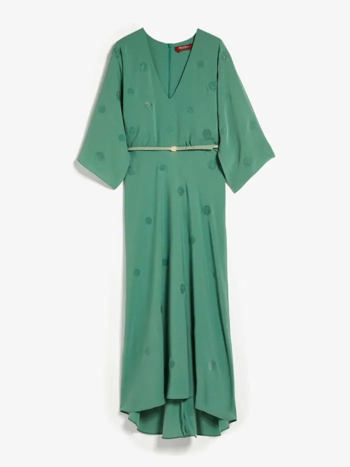 Women Max Mara Dresses Cady Dress With Embroidery Jade