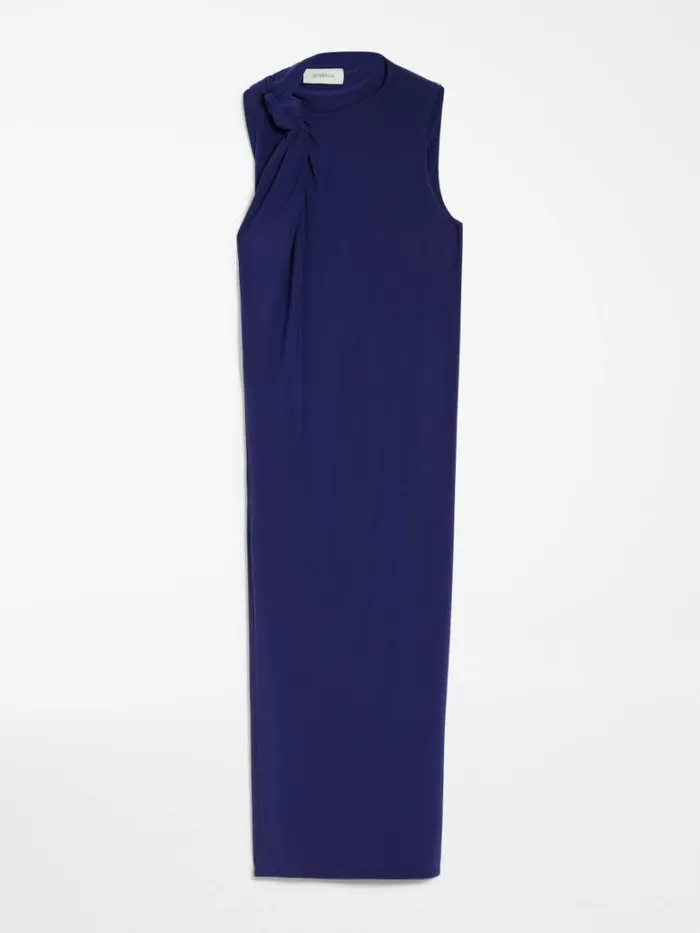 Women Max Mara Dresses Slimfit Jersey Dress Ink