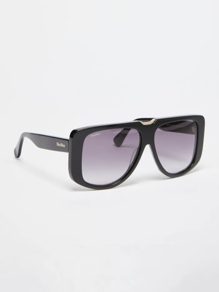 Women Max Mara Eyewear Acetate Sunglasses Black
