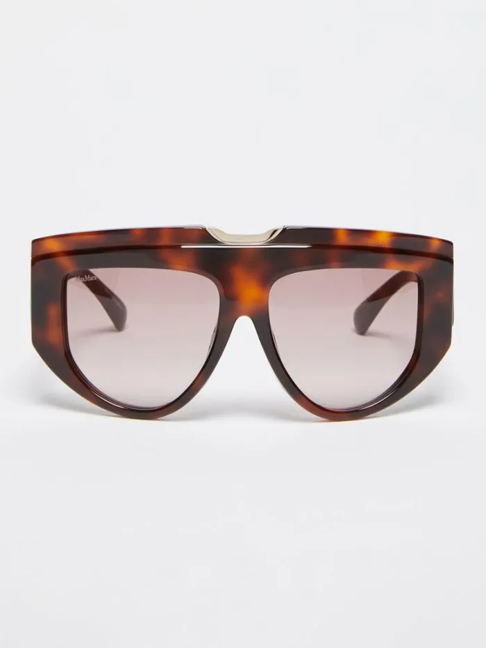 Women Max Mara Eyewear Acetate Sunglasses Tawny Sand