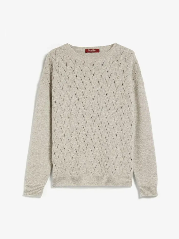 Women Max Mara Knitwear Cashmereblend Sweater Pearl Grey
