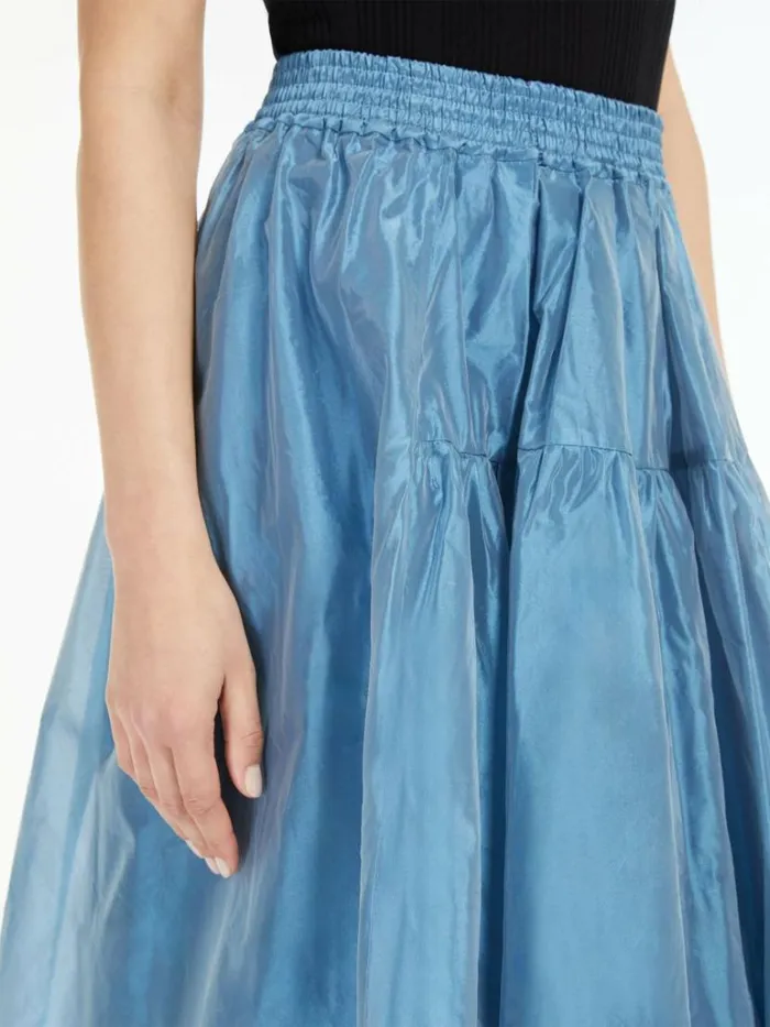 Women Max Mara Skirts Viscose Organza Skirt Light Blue