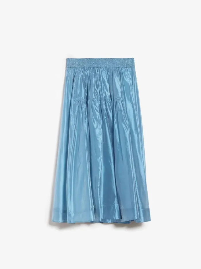 Women Max Mara Skirts Viscose Organza Skirt Light Blue