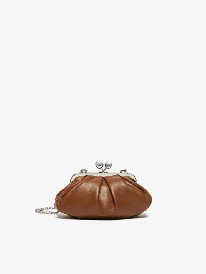 Women Max Mara Weekend Bag Small Pasticcino Bag In Nappa Leather Tobacco