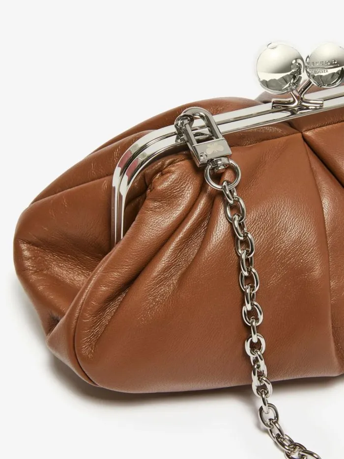 Women Max Mara Weekend Bag Small Pasticcino Bag In Nappa Leather Tobacco