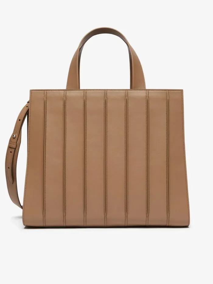 Women Max Mara Whitney Bag Large Leather Whitney Bag Camel
