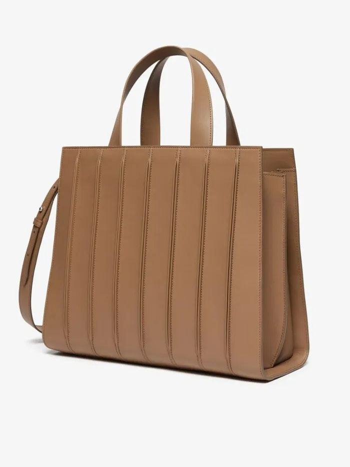 Women Max Mara Whitney Bag Large Leather Whitney Bag Camel