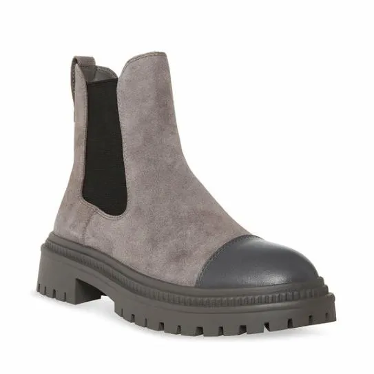 Women MAYSLIE LIGHT GREY SUEDE Light Grey Suede Steve Madden Boots and Booties Women MAYSLIE LIGHT GREY SUEDE Light Grey Suede Steve Madden Boots and Booties