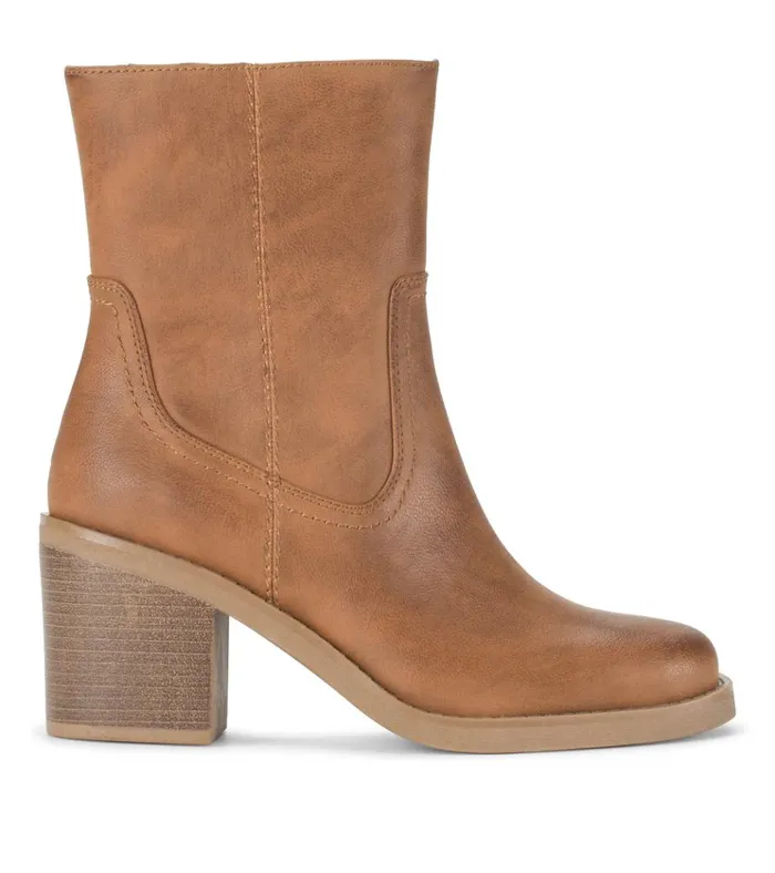 Women Mckenna Mid Calf Boot Cognac Baretraps Booties