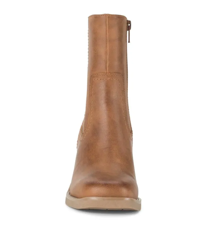 Women Mckenna Mid Calf Boot Cognac Baretraps Booties