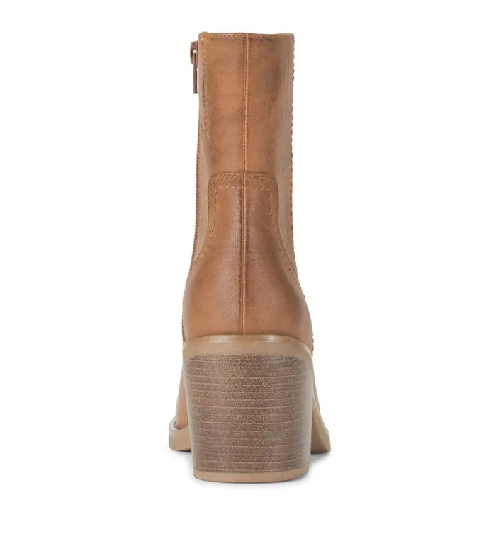 Women Mckenna Mid Calf Boot Cognac Baretraps Booties
