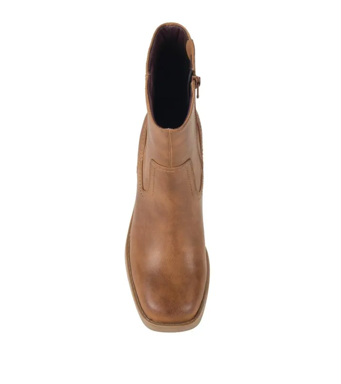 Women Mckenna Mid Calf Boot Cognac Baretraps Booties