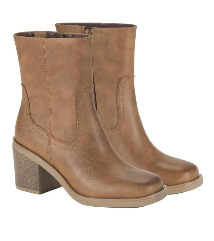 Women Mckenna Mid Calf Boot Cognac Baretraps Booties