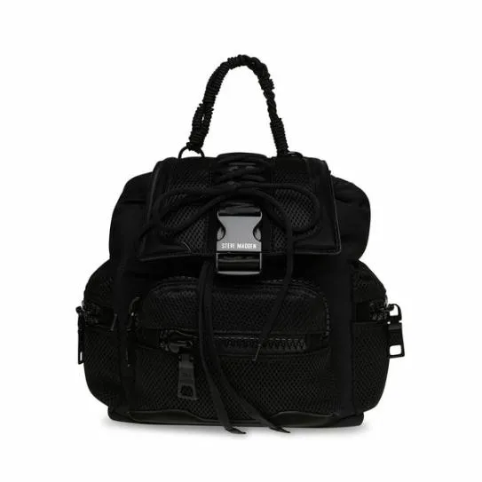 Women MECH BAG BLACK Black Steve Madden Belt Bags and Backpacks