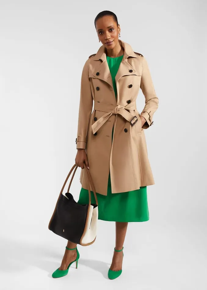 Women Meera Belted Dress Cilantro Green Hobbs Dresses and Jumpsuits