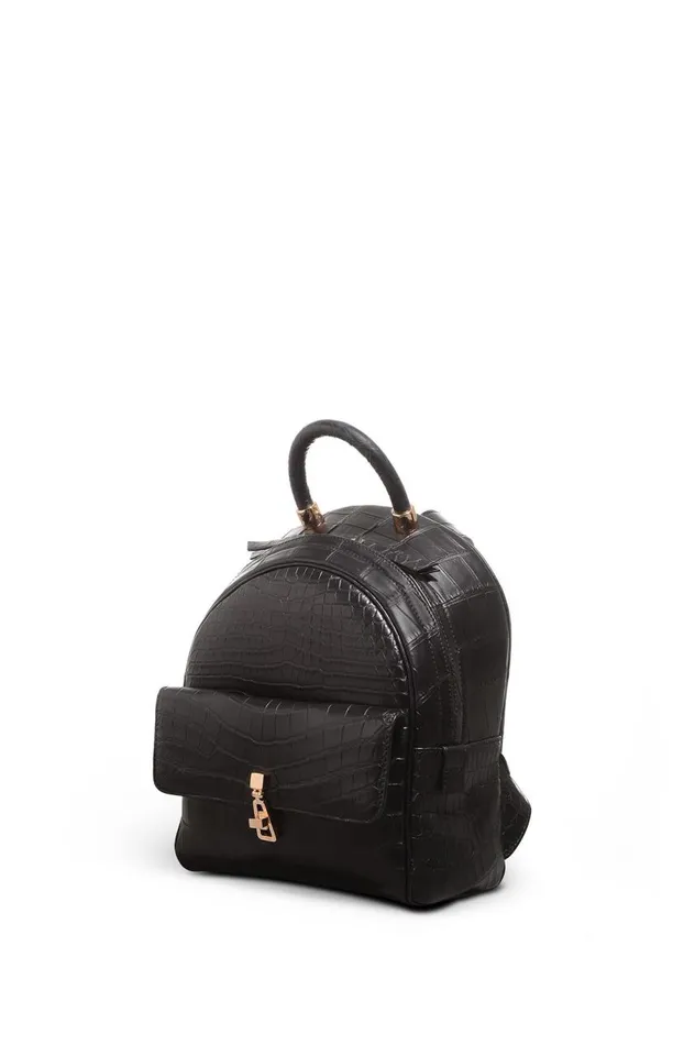 WomenMen Backpacks Gabriela Hearst Mini Billie Backpack Crocodile