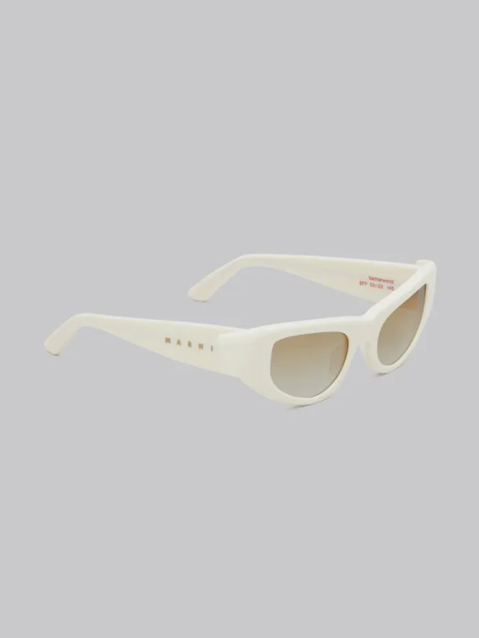 WomenMen Marni Sunglasses Cream Netherworld Sunglasses