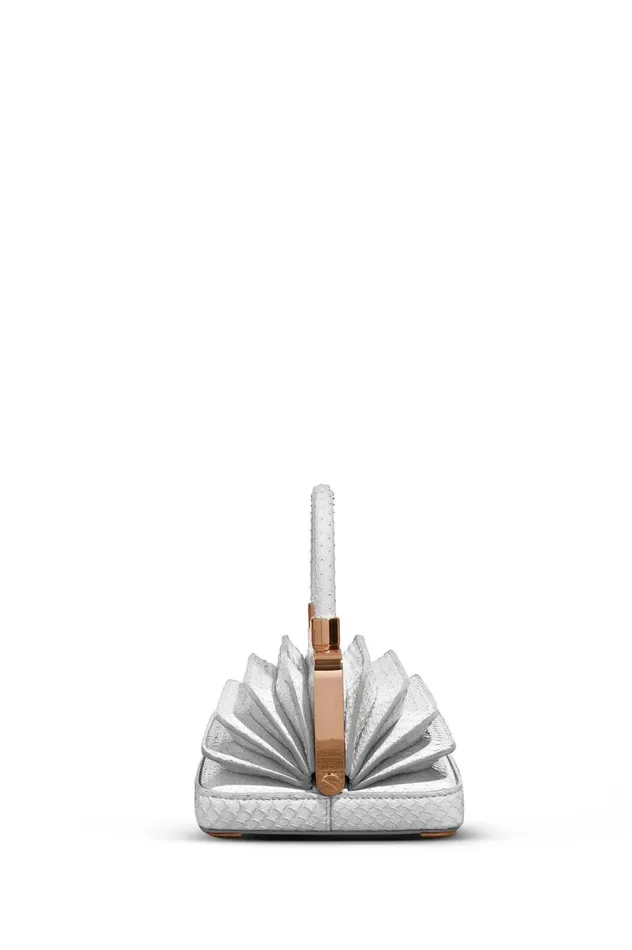 WomenMen Mini Bags Gabriela Hearst Mini Diana Bag In Ivory Snakeskin