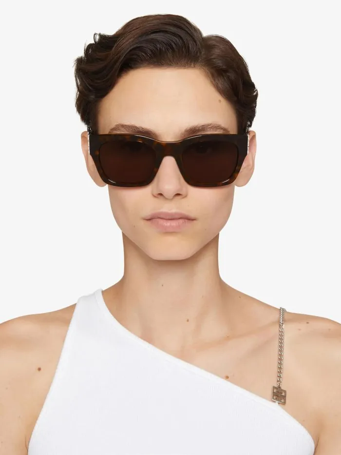 WomenMen Sunglasses Givenchy 4G Unisex Sunglasses In Acetate Dark Havanna WomenMen Sunglasses Givenchy 4G Unisex Sunglasses In Acetate Dark Havanna