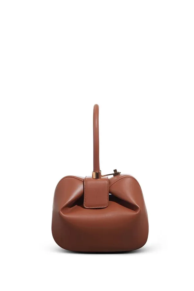 WomenMen Top Handles Gabriela Hearst Demi Bag In Cognac Nappa Leather