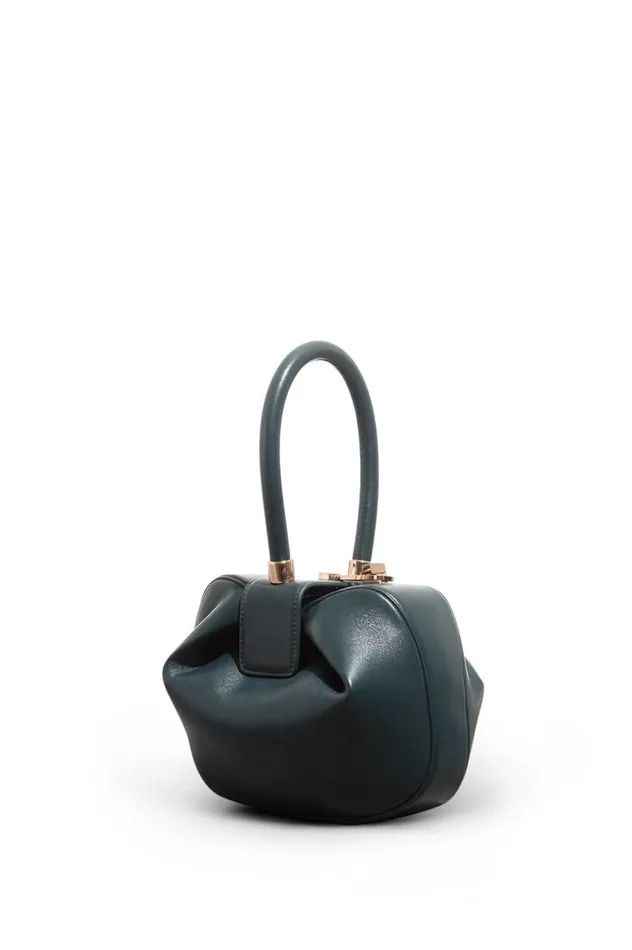 WomenMen Top Handles Gabriela Hearst Demi Bag In Green Nappa Leather
