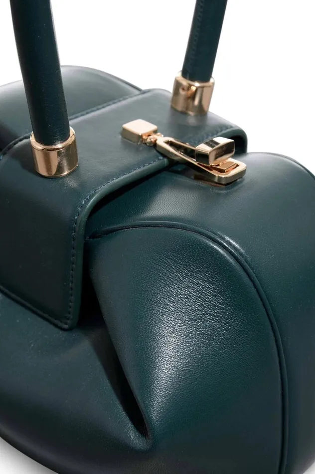 WomenMen Top Handles Gabriela Hearst Demi Bag In Green Nappa Leather