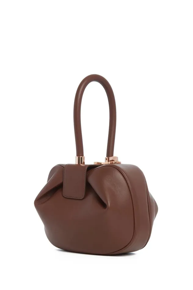 WomenMen Top Handles Gabriela Hearst Nina Bag In Chocolate Nappa Leather