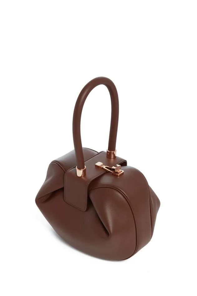 WomenMen Top Handles Gabriela Hearst Nina Bag In Chocolate Nappa Leather