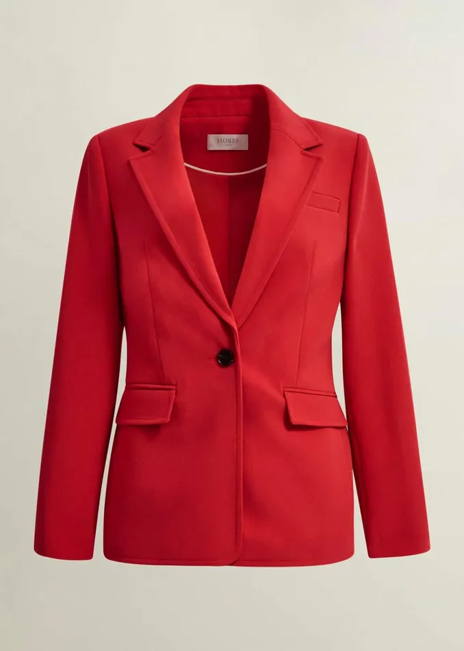 Women Miley Suit Jacket Begonia Red Hobbs Coats and Jackets