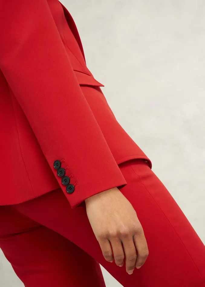 Women Miley Suit Jacket Begonia Red Hobbs Coats and Jackets