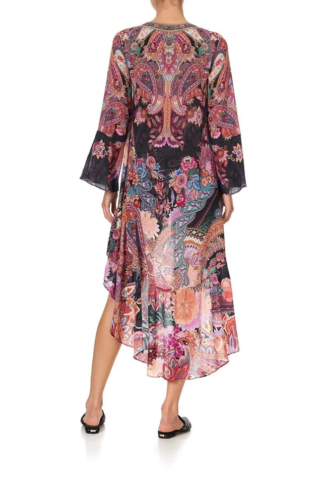 Women Mini Dresses Camilla Short Dress With High Low Hem Swinging Sixties