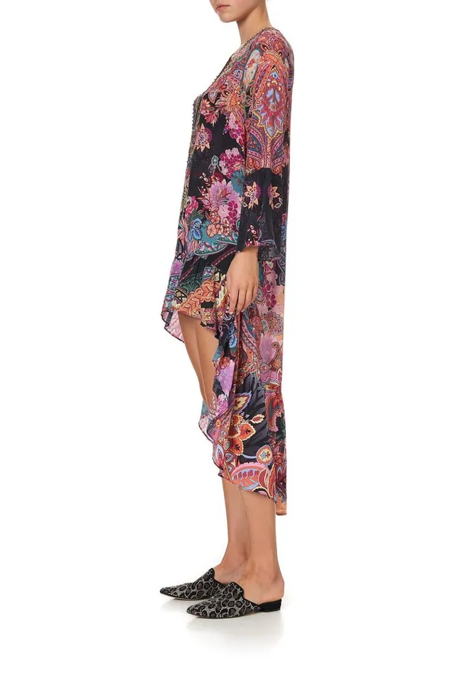 Women Mini Dresses Camilla Short Dress With High Low Hem Swinging Sixties