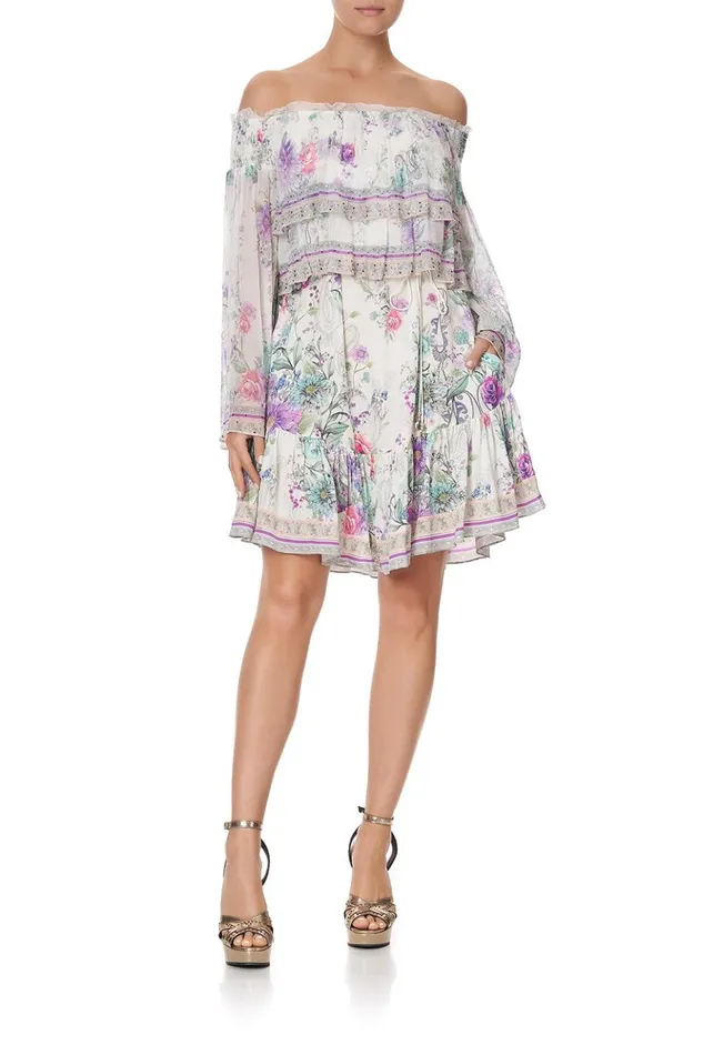 Women Mini Dresses Camilla Tiered Ruffle Dress Forever Far