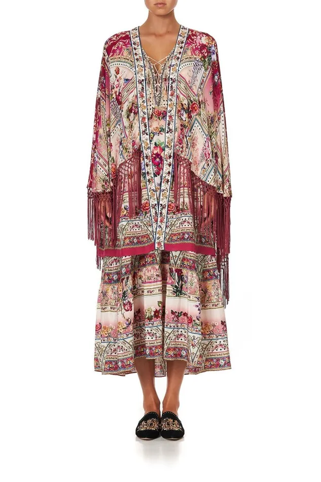 Women Modest Clothing Camilla Draped HighLow Layer Summoned By A Rose