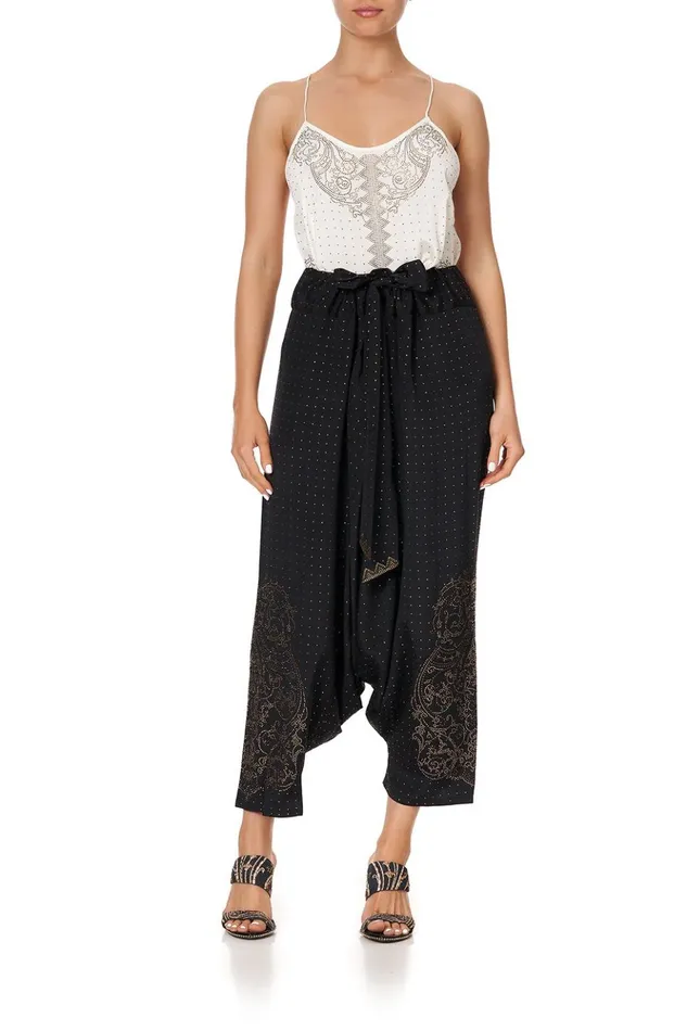 Women Modest Clothing Camilla Harem Pants Luxe Black