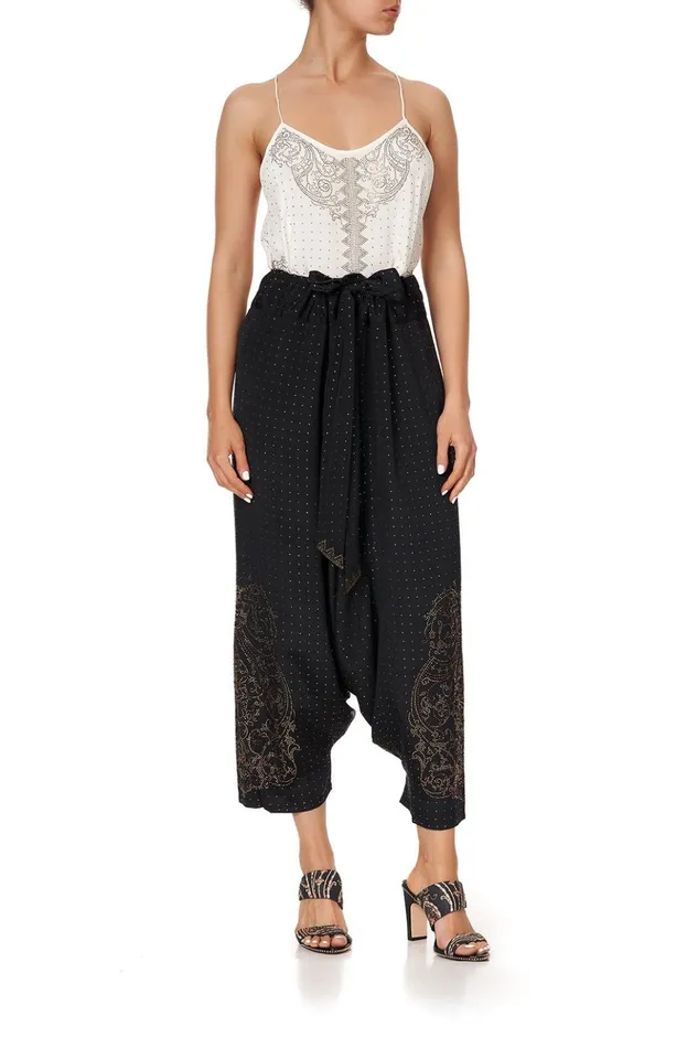 Women Modest Clothing Camilla Harem Pants Luxe Black