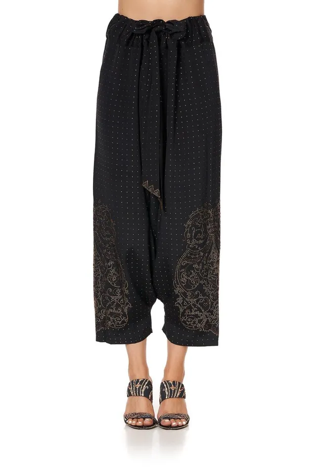 Women Modest Clothing Camilla Harem Pants Luxe Black