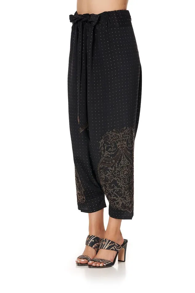 Women Modest Clothing Camilla Harem Pants Luxe Black
