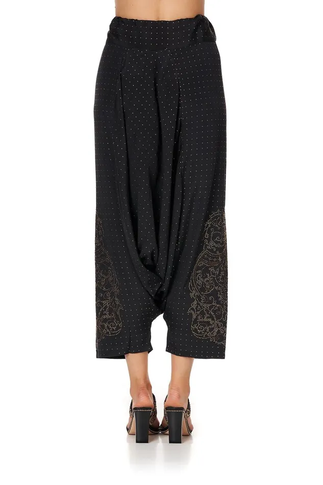 Women Modest Clothing Camilla Harem Pants Luxe Black