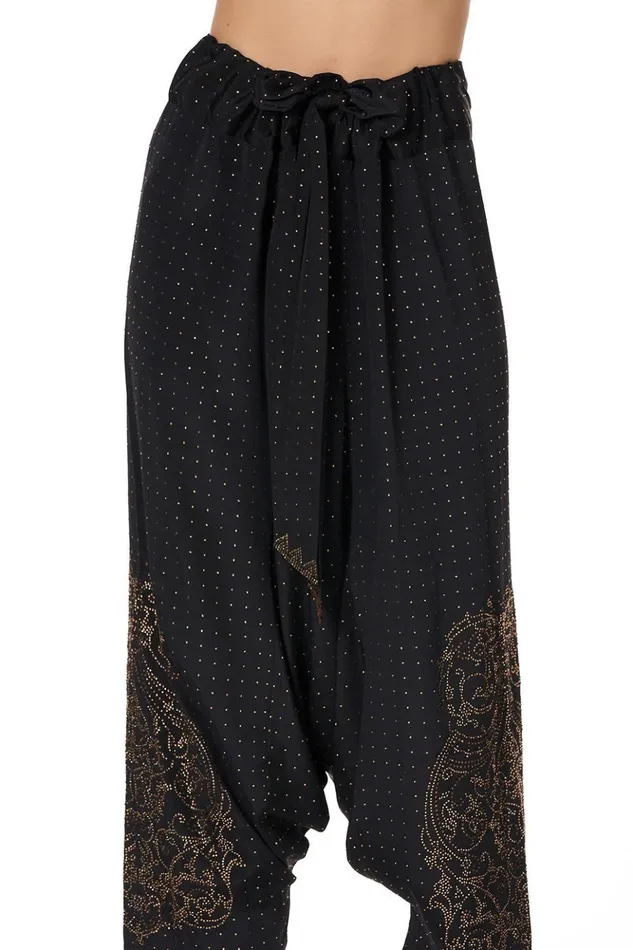Women Modest Clothing Camilla Harem Pants Luxe Black