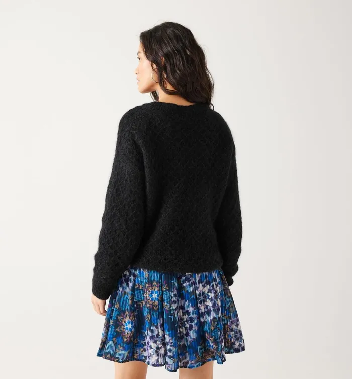 Women Mohair Jumper 8211 Black Promod Jumpers And Cardigans Women Mohair Jumper 8211 Black Promod Jumpers And Cardigans