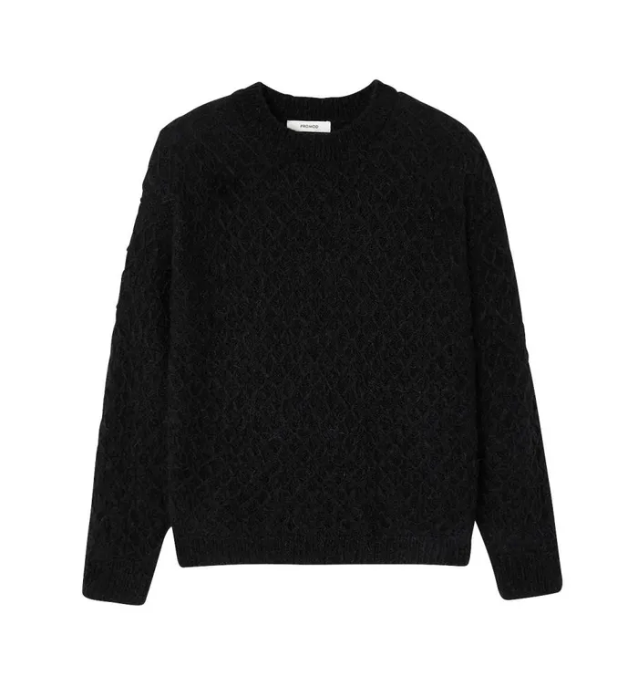 Women Mohair Jumper 8211 Black Promod Jumpers And Cardigans Women Mohair Jumper 8211 Black Promod Jumpers And Cardigans