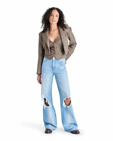 Women MYLAH JEAN Denim Fabric Steve Madden Bottoms