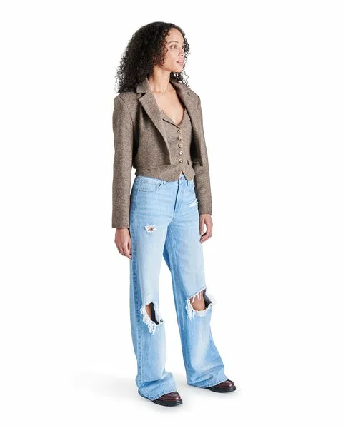 Women MYLAH JEAN Denim Fabric Steve Madden Bottoms Women MYLAH JEAN Denim Fabric Steve Madden Bottoms