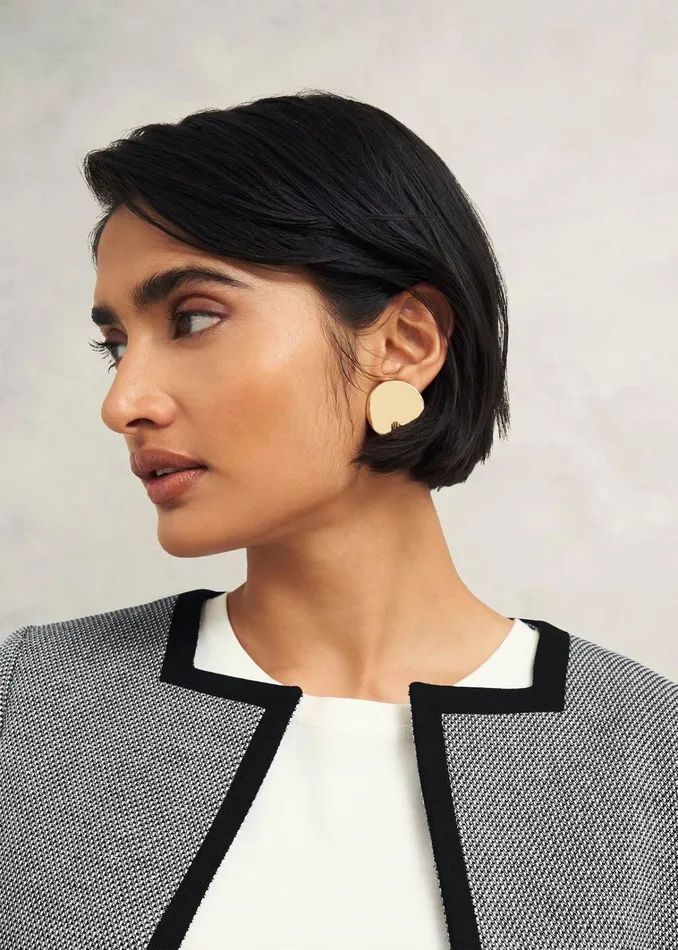 Women Nyra Jacket Black Ivory Hobbs Coats and Jackets