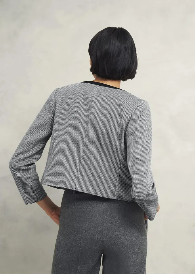 Women Nyra Jacket Black Ivory Hobbs Coats and Jackets