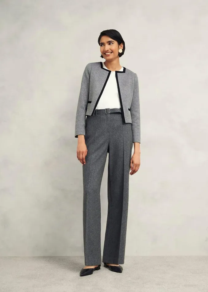 Women Nyra Jacket Black Ivory Hobbs Coats and Jackets