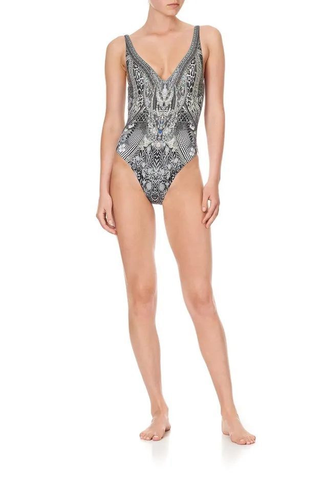 Women One Pieces Camilla Deep V Neck One Piece One Tribe