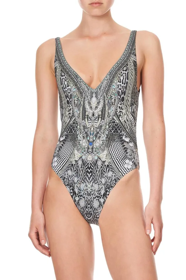Women One Pieces Camilla Deep V Neck One Piece One Tribe